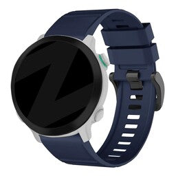 Bandz Garmin Instinct E - 45mm siliconen band met gesp (donkerblauw)