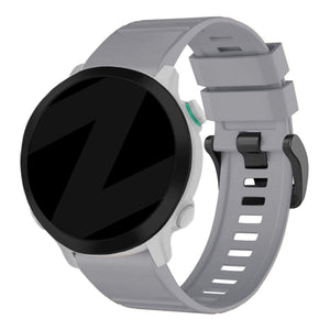 Bandz Garmin Instinct siliconen band met gesp (grijs)