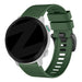 Bandz Garmin Fenix 8 - 51mm siliconen band met gesp (donkergroen)