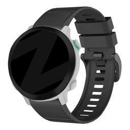 Bandz Garmin Instinct E - 45mm siliconen band met gesp (zwart)