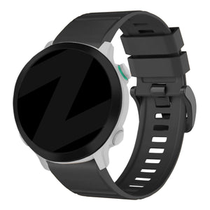 Bandz Garmin Tactix 7 Pro siliconen band met gesp (zwart)