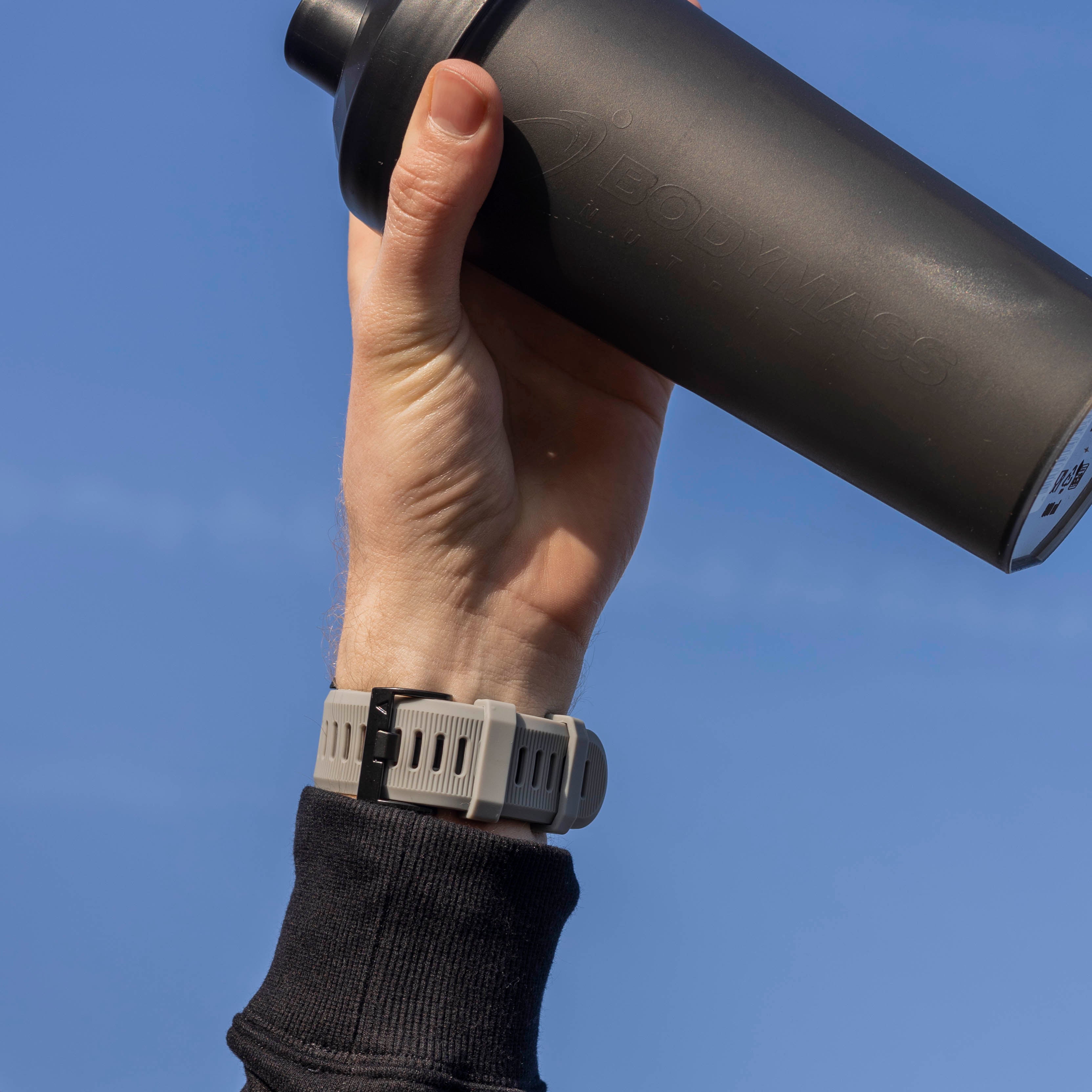 Garmin Fenix 5x / 6x siliconen bandje (grijs)