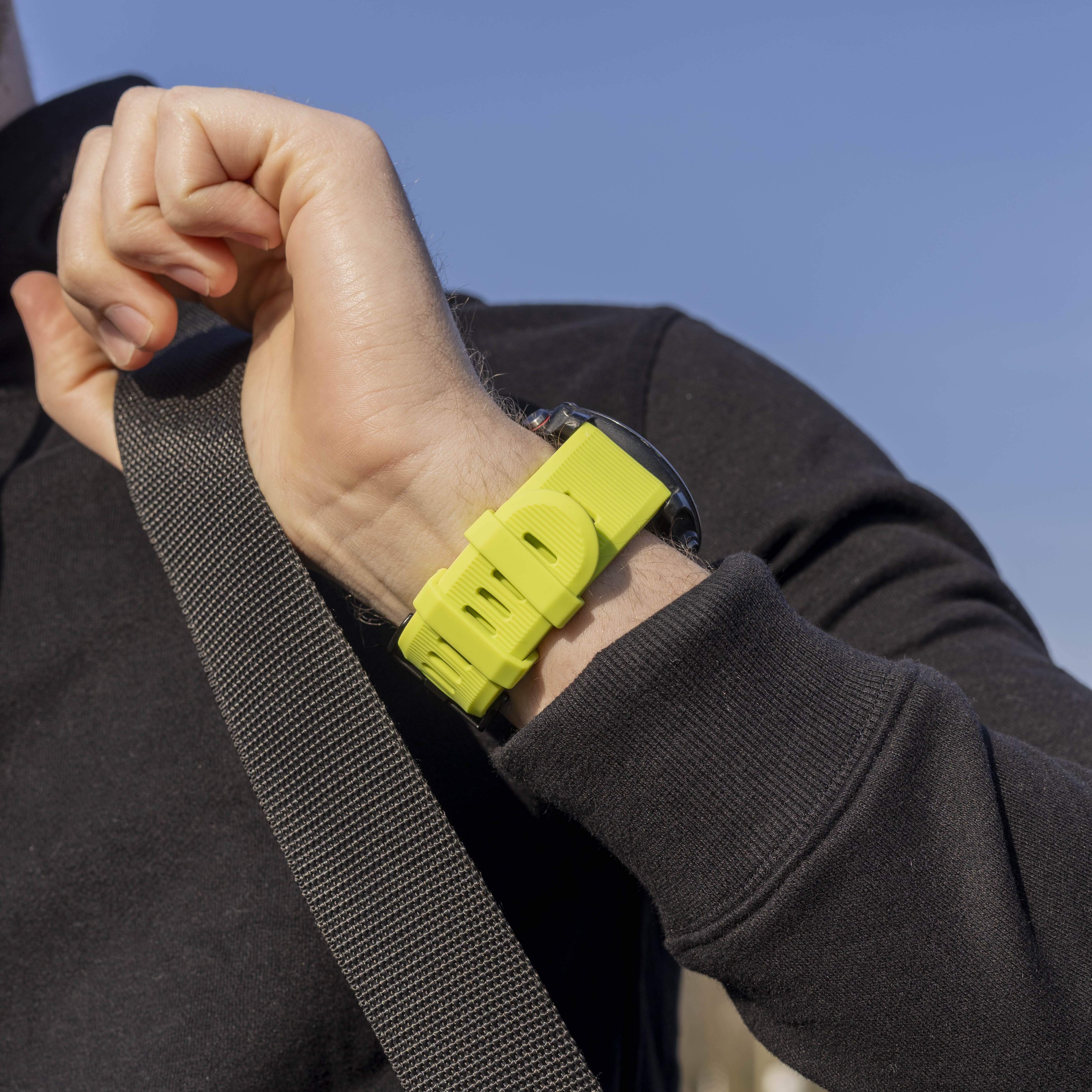 Garmin Fenix 8 - 51mm Silicone Strap (Light Green)