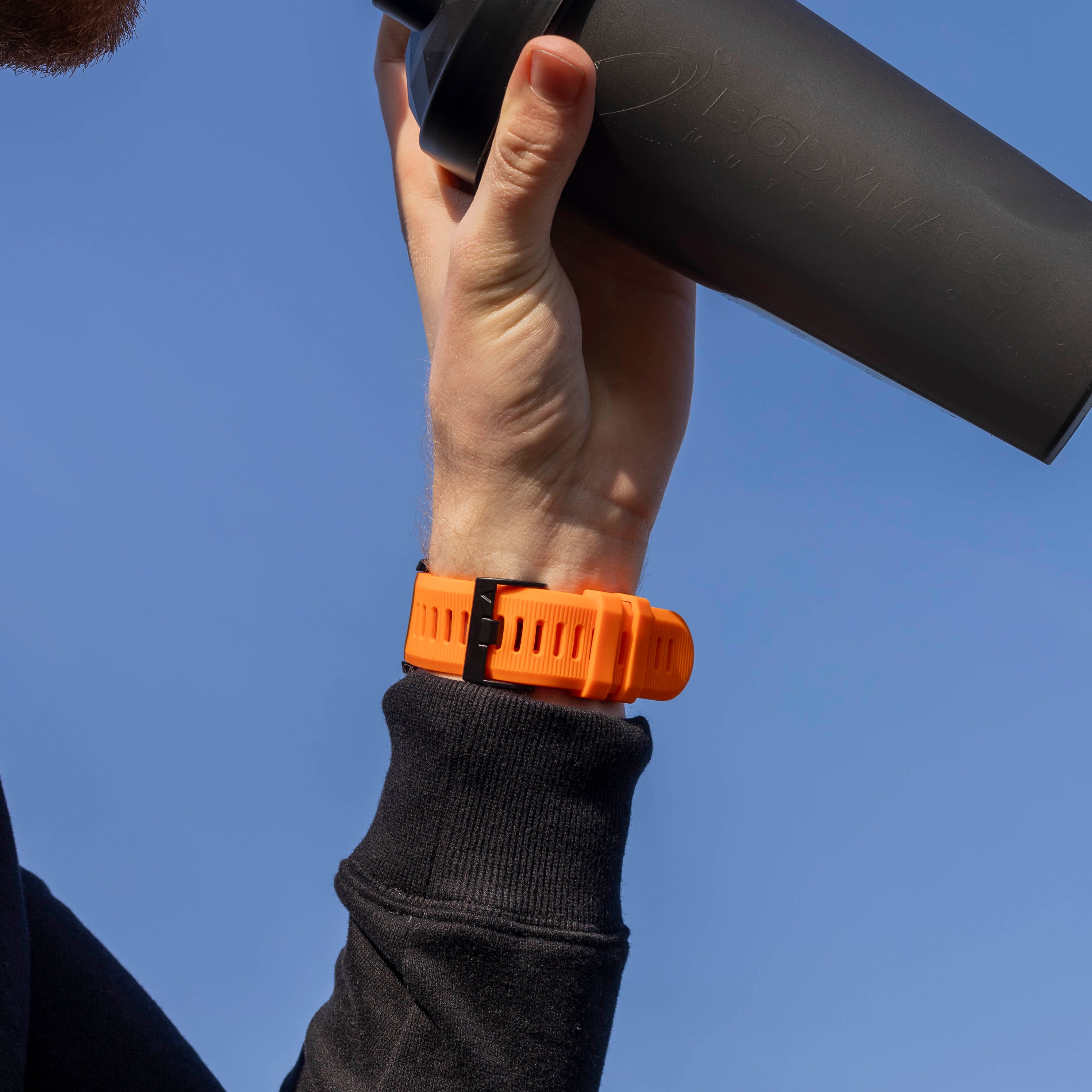 Garmin Quatix 3 / 6x / 7x Solar siliconen bandje (oranje)