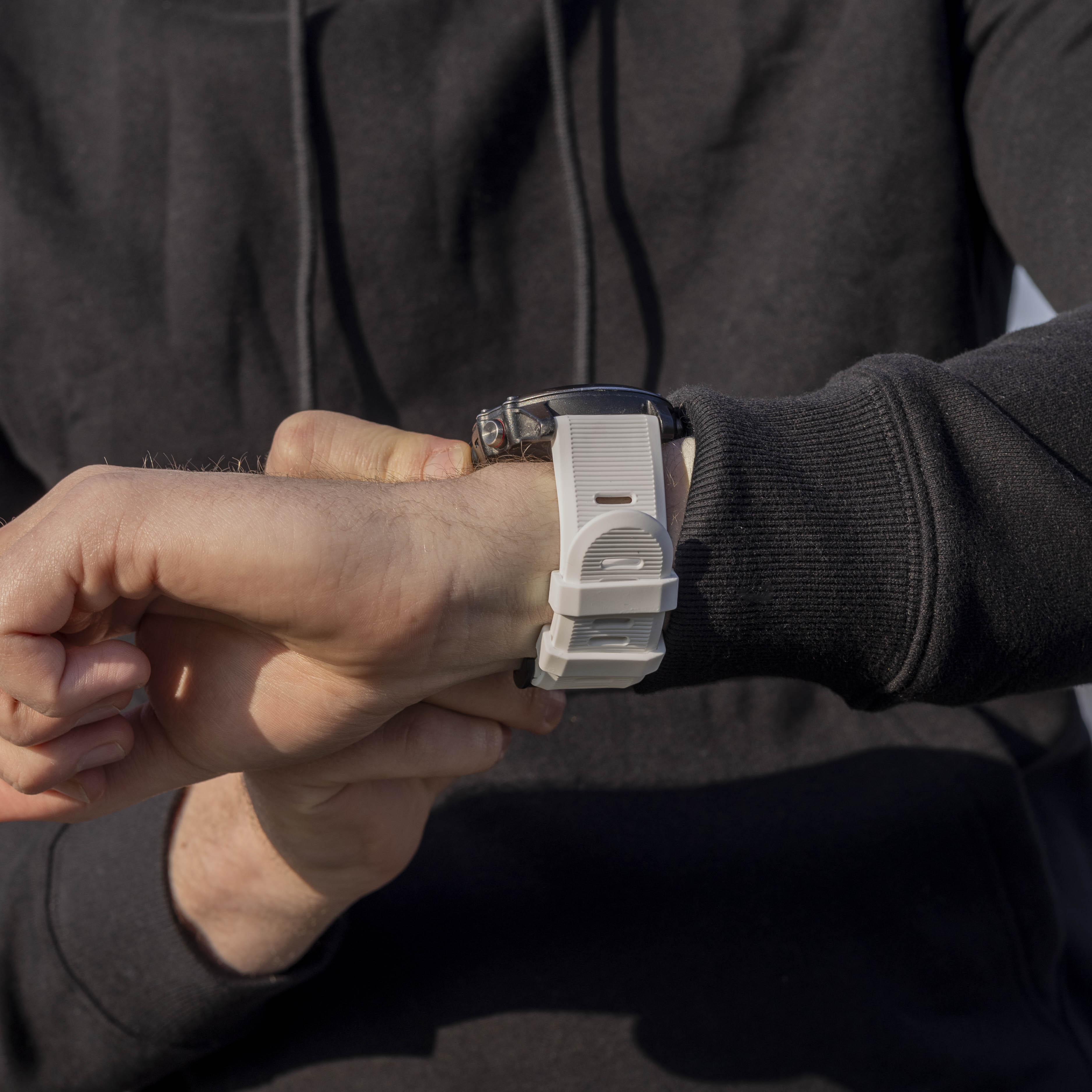 Garmin Fenix 7x siliconen bandje (wit)