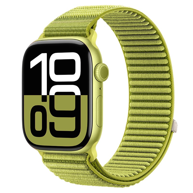 Apple Watch wave nylon band (veld groen)