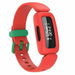 Fitbit Ace 3 siliconen bandje (rood/groen)