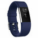 Fitbit Charge 2 siliconen bandje (donkerblauw)
