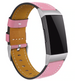 Fitbit Charge 3 Leather Strap (Pink)