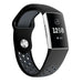 Fitbit Charge 3 sport bandje (zwart grijs)