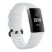 Fitbit Charge 4 silicone band (wit)