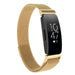 Fitbit Inspire Milanese band (goud)