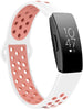 Fitbit Inspire sport band (wit/roze)