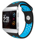 Fitbit Ionic sport band (zwart/blauw)