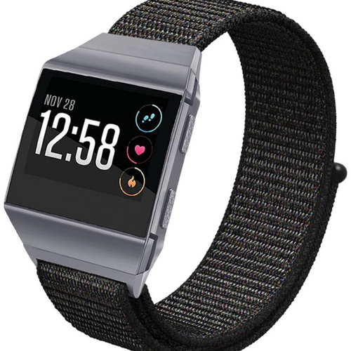 Fitbit Ionic nylon bandje (zwart)