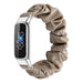 Fitbit Luxe scrunchie bandje (beige goud)