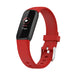 Fitbit Luxe siliconen bandje (rood)