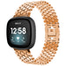 Fitbit Sense Steel Strap Hexagons (Rose Gold)