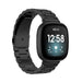 Fitbit Sense stalen band (zwart)