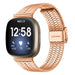 Fitbit Versa 3 roestvrij stalen band (rosé goud)