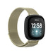 Fitbit Versa 3 Milanese band (licht goud)