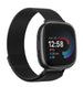 Fitbit Versa 4 Milanese band (zwart)