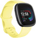 Fitbit Versa 4 siliconen bandje (geel)