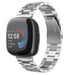 Fitbit Versa 4 stalen bandje (zilver)