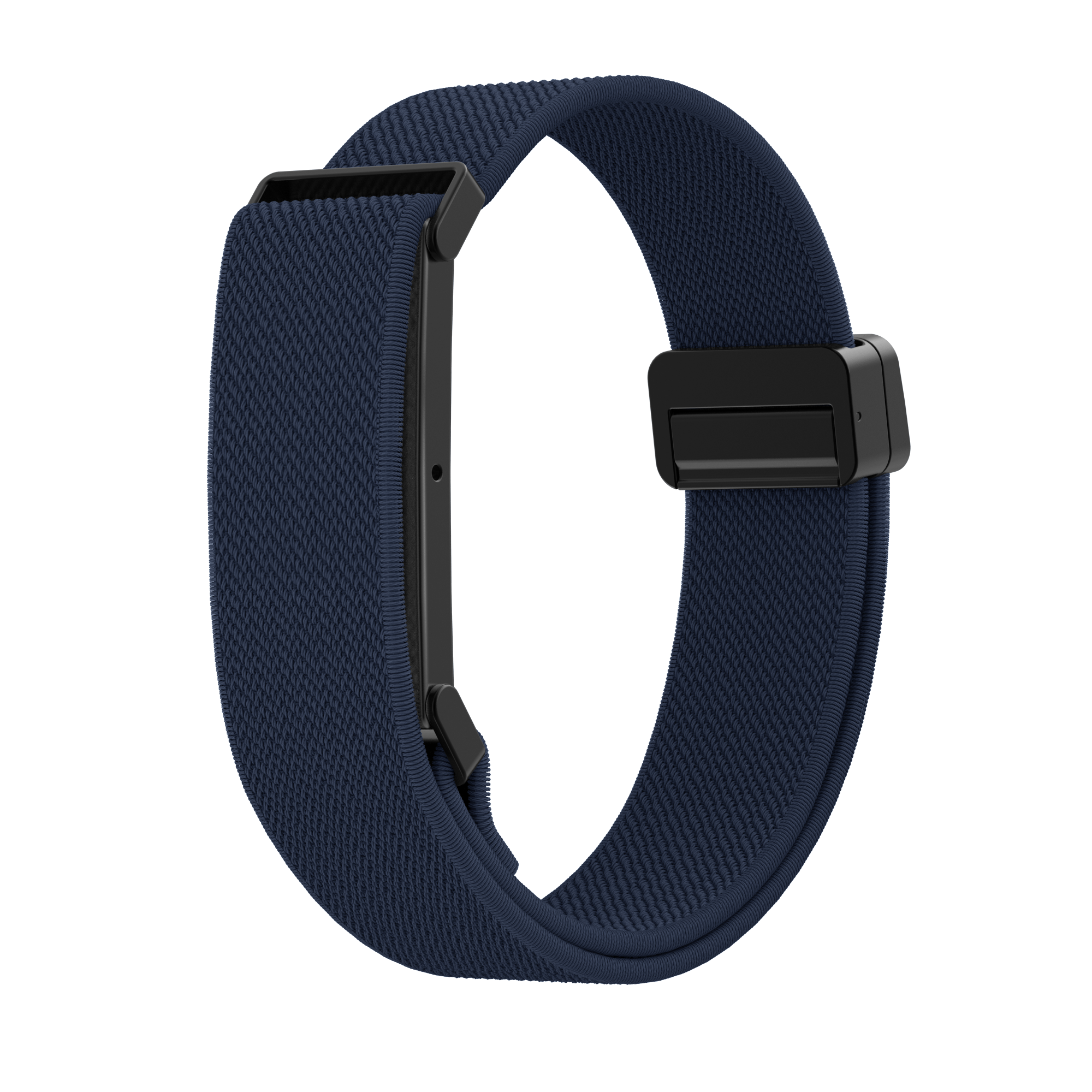 Bandz Fitbit Air biceps nylon band met D-buckle (donkerblauw)