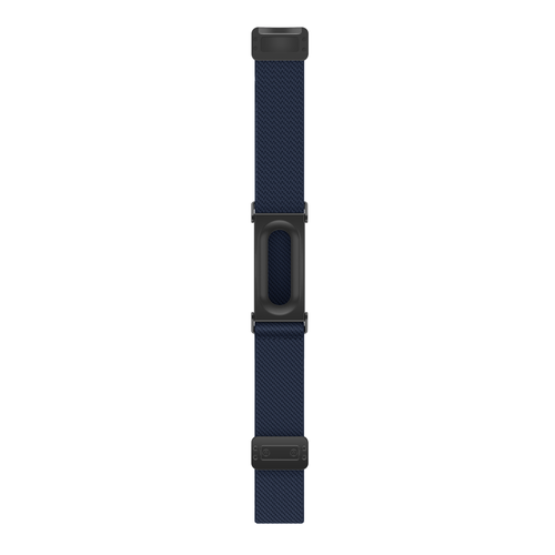 Bandz Fitbit Air biceps nylon band met D-buckle (donkerblauw)