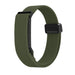 Bandz Fitbit Air nylon band met D-buckle (legergroen)