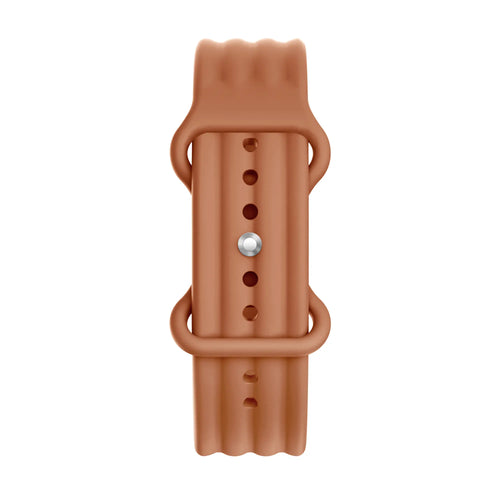 Bandz Fitbit Air Silicone Strap 'Classic' (Dark Orange)