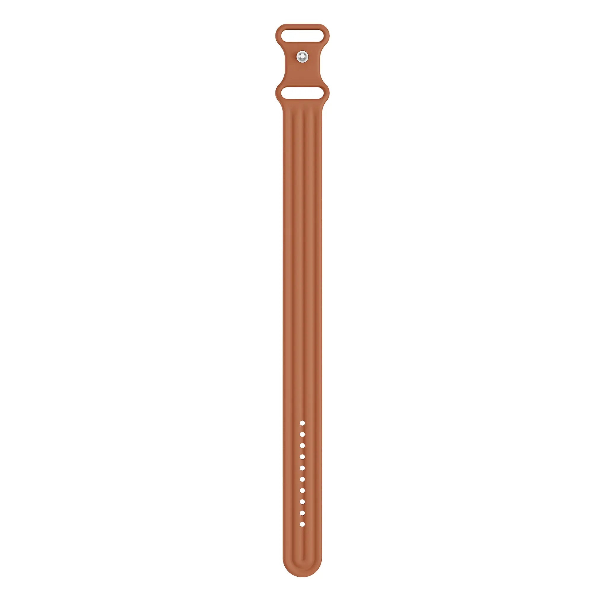 Bandz Fitbit Air Silicone Strap 'Classic' (Dark Orange)