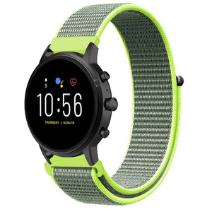 Fossil Gen 4 Explorist (HR) Nylon Strap (Fluorescent)