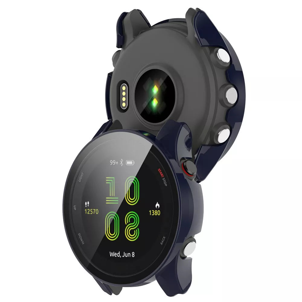 Garmin Forerunner 255 hard case met glas (blauw)