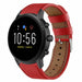 Fossil Gen 5 leren bandje (rood)