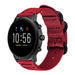 Fossil Gen 5 nylon gesp band (rood)