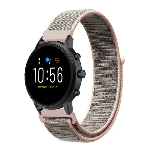 Fossil Gen 4 Explorist (HR) nylon band (pink sand)