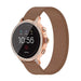 Fossil Gen 5e - 42mm elastisch bandje (bruin)