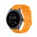 Fossil Gen 5e 44mm luxe siliconen bandje (oranje)