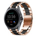 Fossil Gen 5e 44mm stalen band (roségoud/zwart)