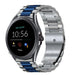 Fossil Gen 5e 44mm stalen band (zilver/blauw)