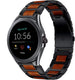 Fossil Gen 5e 44mm Wood/Steel Strap (Black)