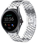 Fossil Gen 5e 44mm stalen vis band (zilver)