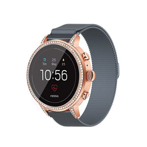 Fossil Gen 4 Venture (HR) Milanese band (grijs)