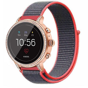 Fossil Gen 4 Venture (HR) nylon band (bright powder)