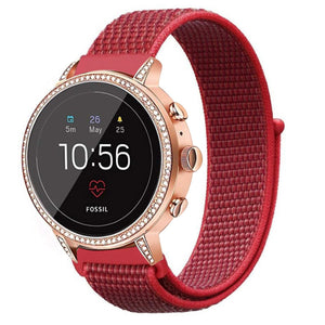 fossil-gen-5e-nylon-bandje-rood