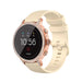 Fossil Gen 5e - 42mm siliconen bandje (beige)