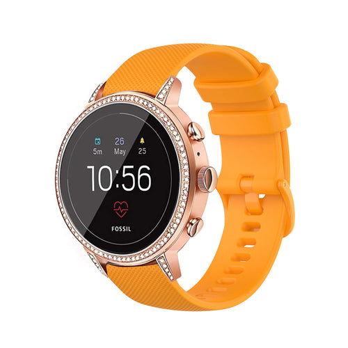 Fossil Gen 4 Venture (HR) siliconen bandje (oranje)