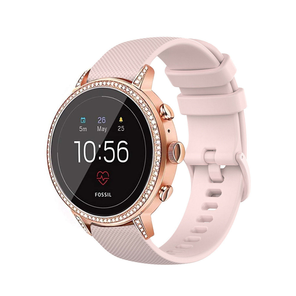 Fossil Gen 4 Venture (HR) siliconen bandje (roze)